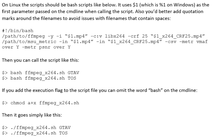 Bash Scripting with Wildcards for FFmpeg on Ubuntu and Mac - Streaming ...