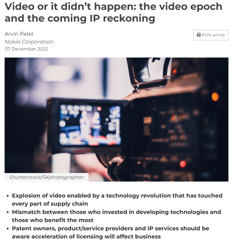 Video or it didn’t happen: the video epoch and the coming IP reckoning