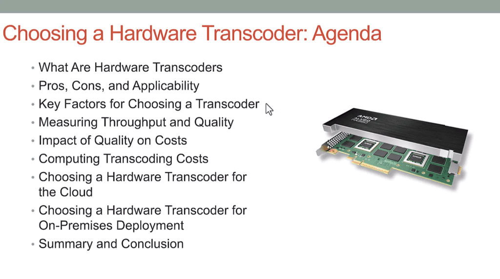 New Lesson Alert: Choosing a Hardware Transcoder Added to Streaming ...